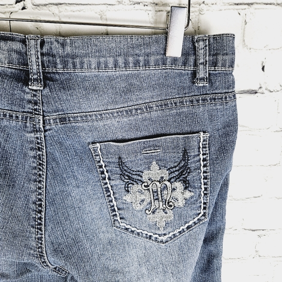 MAKAVELI | denim bermuda jean shorts - Picture 3 of 7